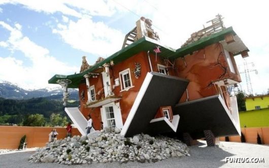 Amazing Upside Down House