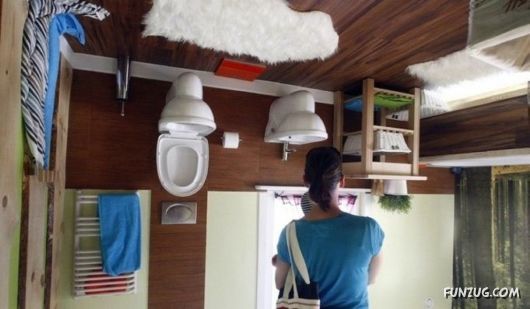 Amazing Upside Down House