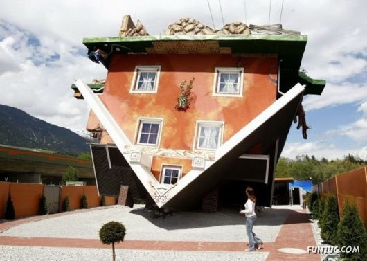 Amazing Upside Down House