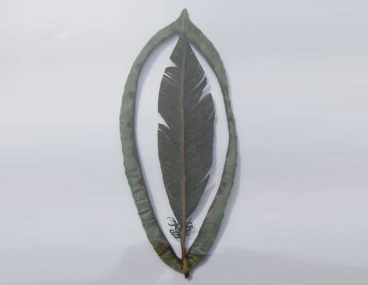 Stunning Leaf Carving Artwork