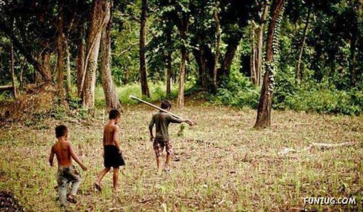Children In Cambodia Eat Spiders