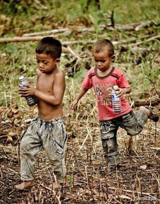 Children In Cambodia Eat Spiders