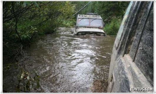 Crazy Mud Baths While Driving