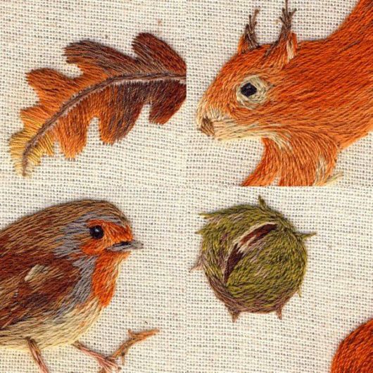 Tiniest Animals Embroidered