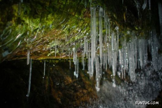 Frozen Lake Baikal In Siberia, Russia