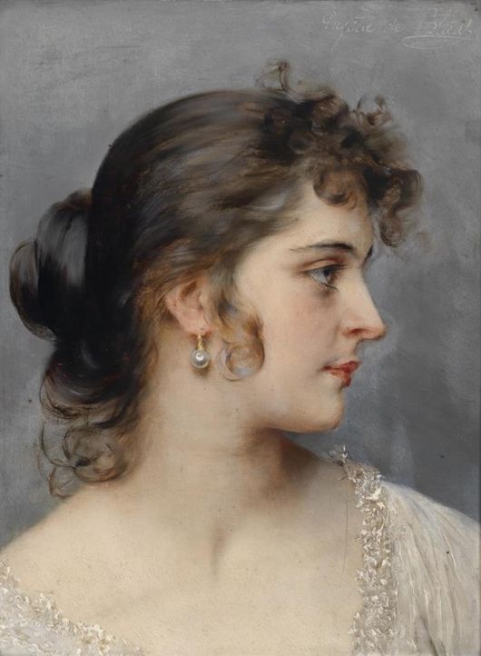 Elegant Portraits By Eugene de Blaas