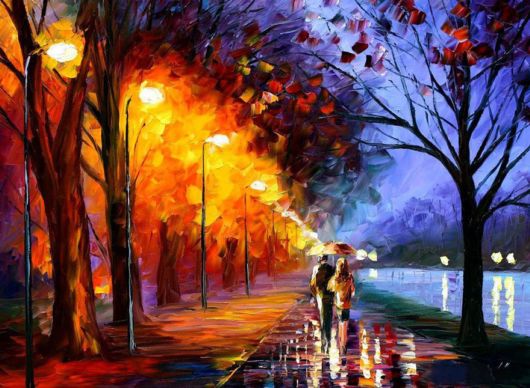 Fusion Of Colors In Nostalgic Oil Paintings