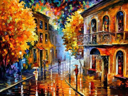 Fusion Of Colors In Nostalgic Oil Paintings