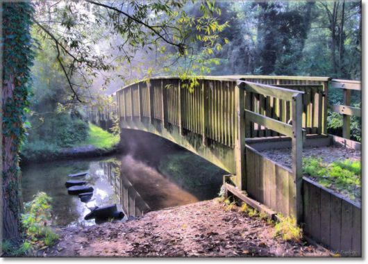 The Romantic Wooden Bridges
