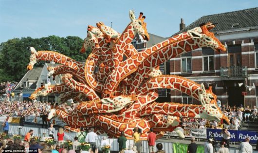 Stunning Flower Parade Of Holland