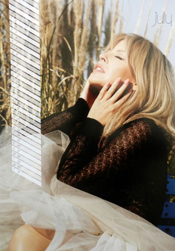 Click to Enlarge - Kylie Minogue Official 2014 Calendar