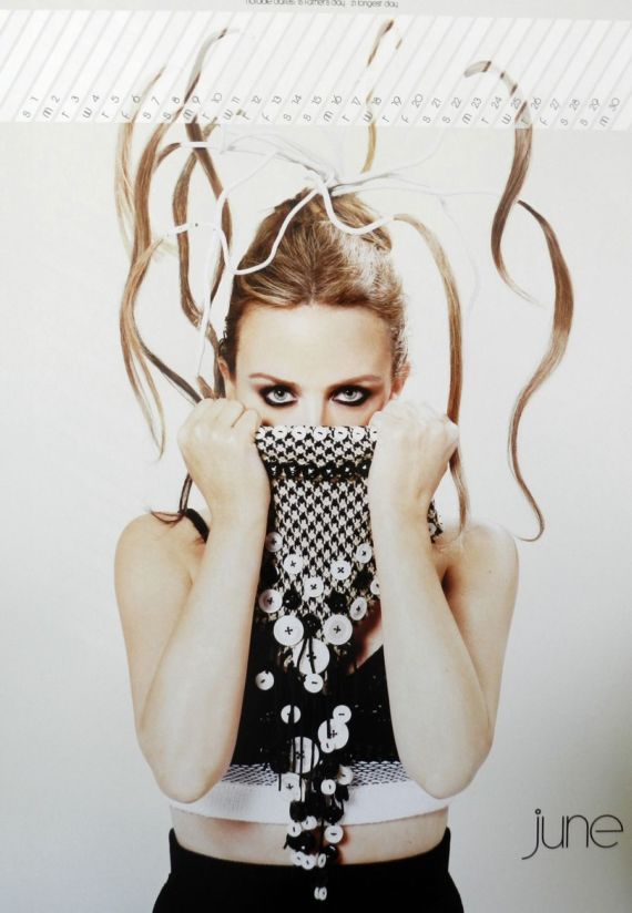 Click to Enlarge - Kylie Minogue Official 2014 Calendar
