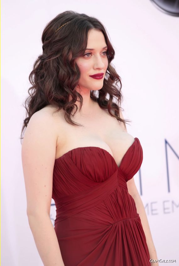 Kat Dennings At 64th Primetime Emmy Awards
