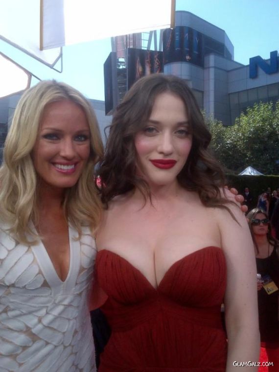 Kat Dennings At 64th Primetime Emmy Awards