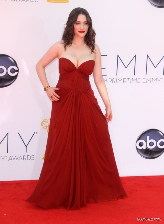Kat Dennings At 64th Primetime Emmy Awards