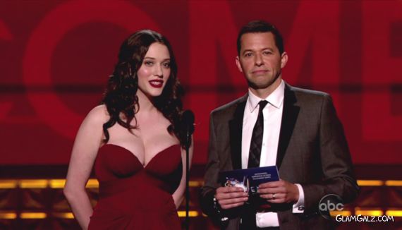 Kat Dennings At 64th Primetime Emmy Awards
