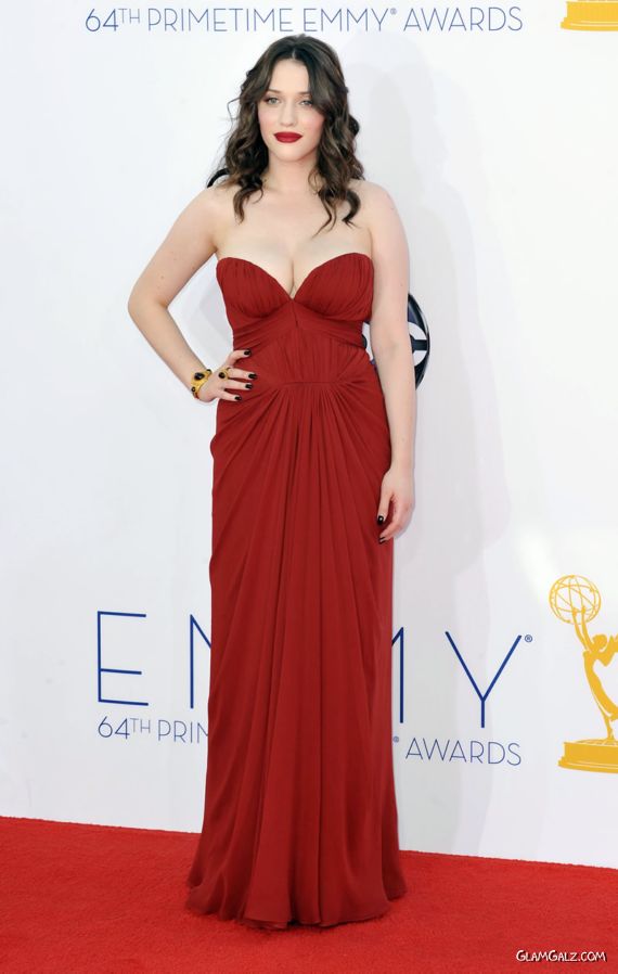 Kat Dennings At 64th Primetime Emmy Awards