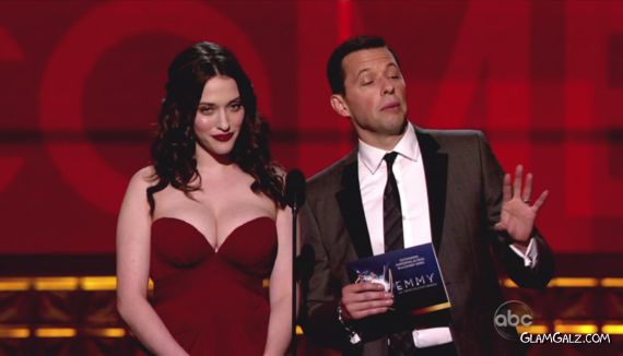 Kat Dennings At 64th Primetime Emmy Awards