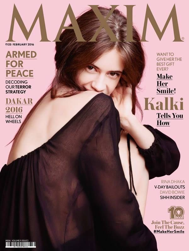 Kalki Koechlin For Maxim India 2016