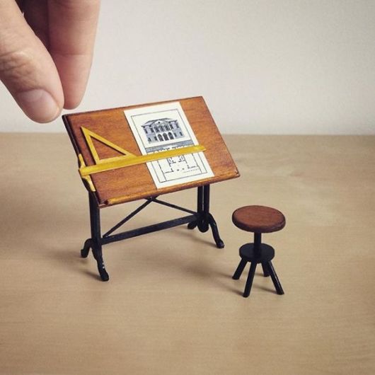 Man Quit His Job As A Lawyer To Make Tiny furniture